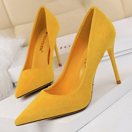 CELESTE HEELS (BLUE GREY YELLOW BLACK)